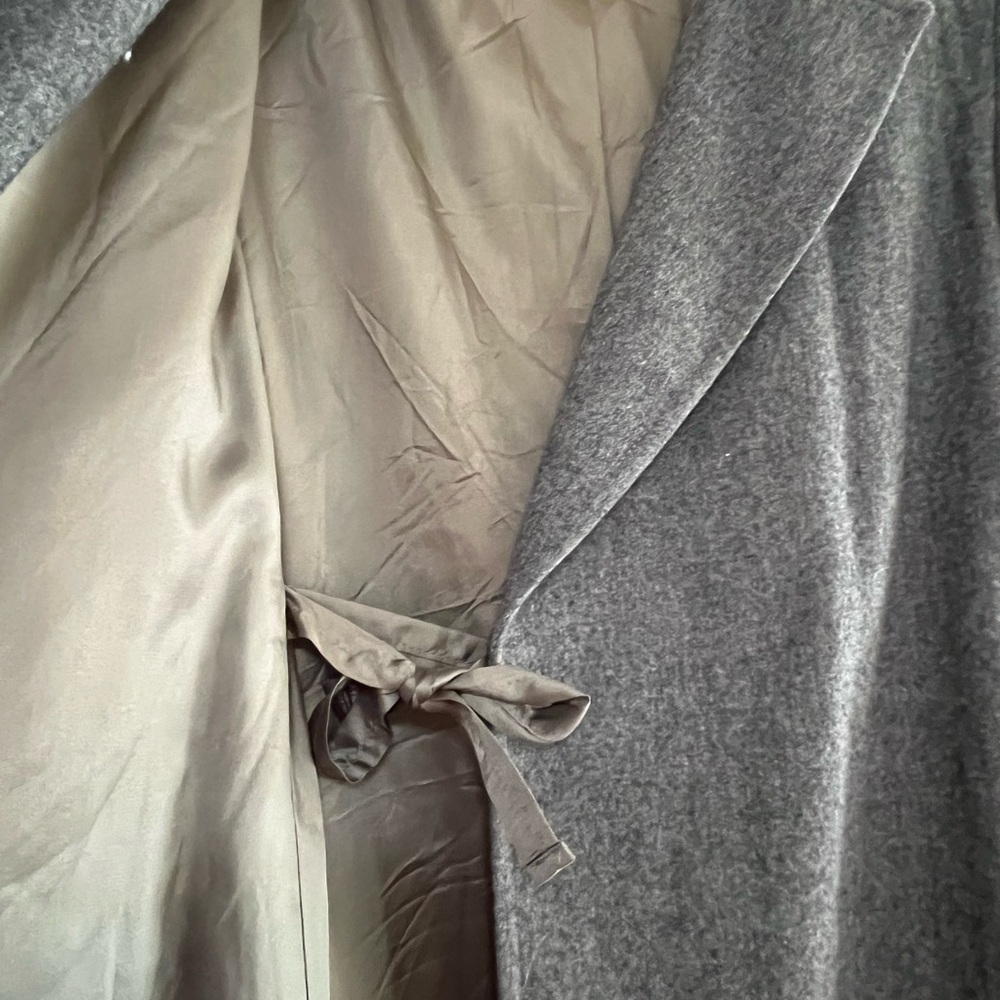 Pendleton Gray Wool Wrap Trench Coat ** - image 6